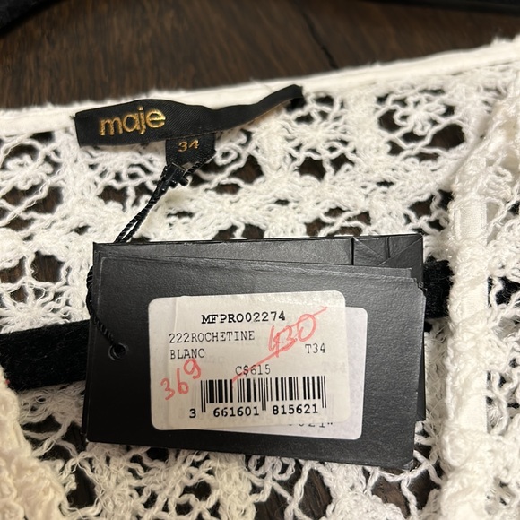 Maje white dress - Picture 3 of 4